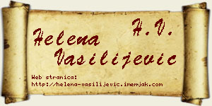 Helena Vasilijević vizit kartica